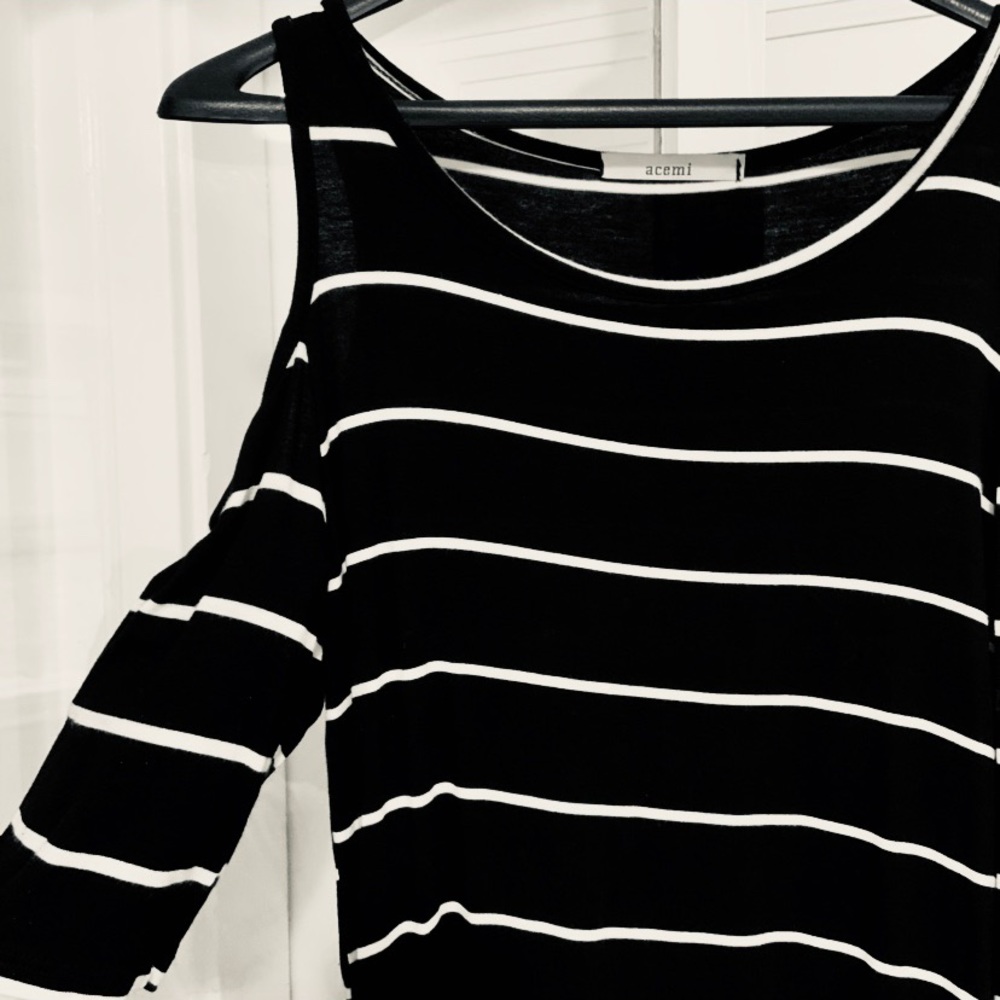 ⚫️Black and white⚪️ bodycon dress